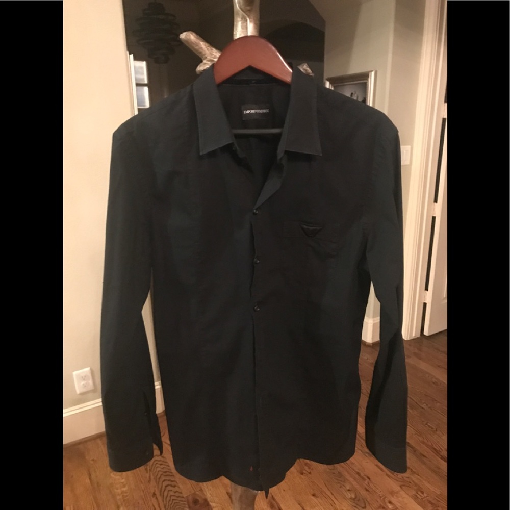 Black button up